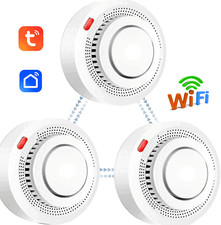 Fire Alarm Smoke Detector Gas Sensor Smart Wifi Security Home System Combination