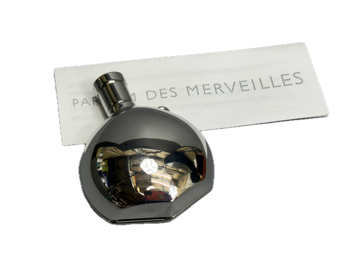 HERMES Palladium Perfume Bottle Necklace PARFUM DES HERMES Palladium Perfume Bottle Necklace PARFUM DES
