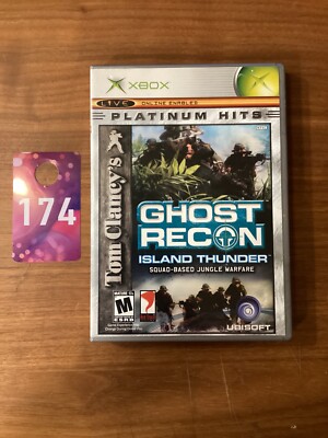Jeu Xbox Ghost Recon Island Thunder - Version PAL - Bon état - Testé Et Ressurfacé Si Besoin