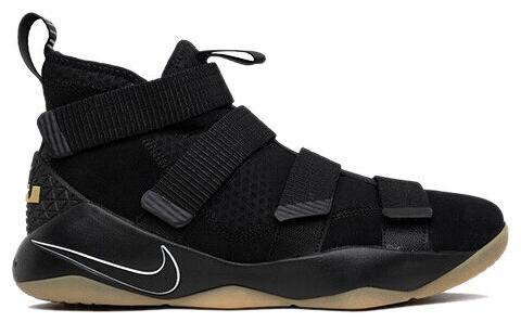 Size 11 Nike LeBron Zoom Soldier 11 Gray Gum Mens Basketball  display picture 2