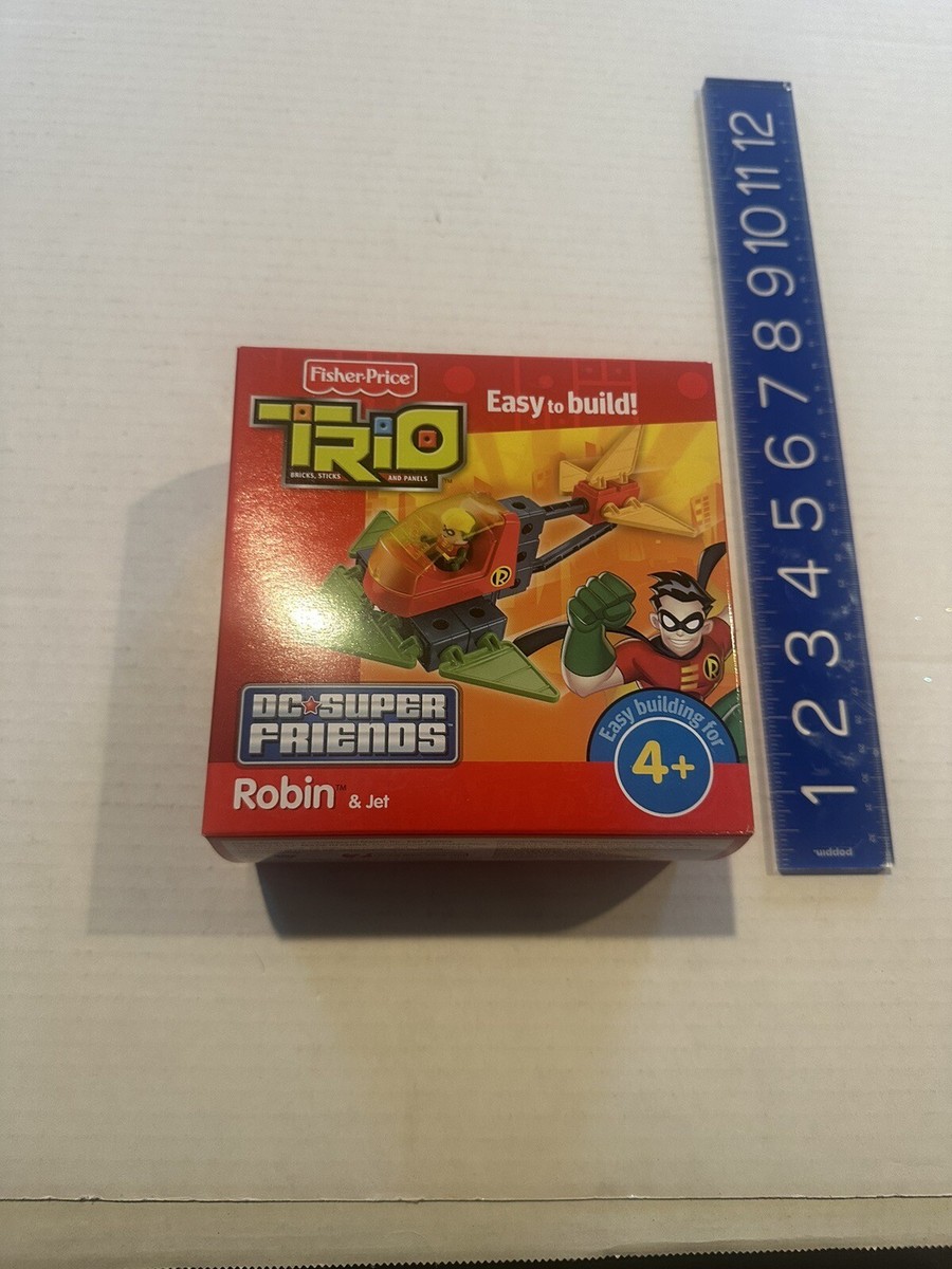 Fisher Trio DC Super Friends Robin & Jet Playset for sale online