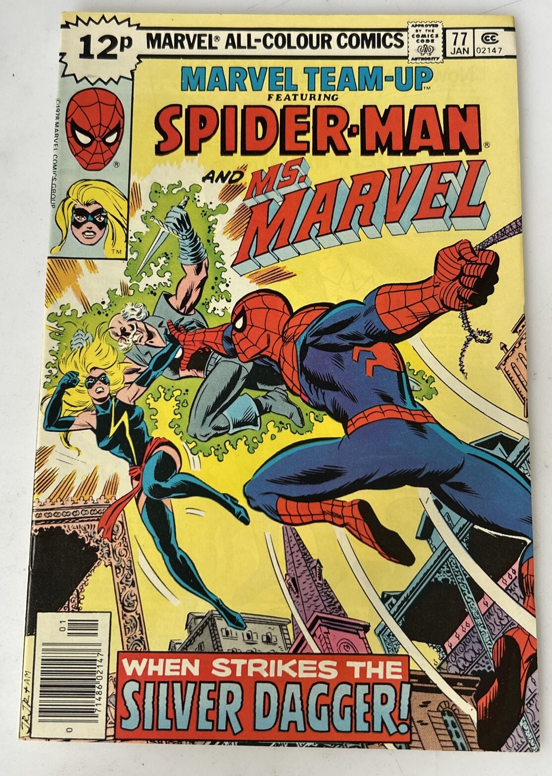 Marvel Team-up #77 Feat Spider-Man & Ms. Marvel Marvel Comics 1978