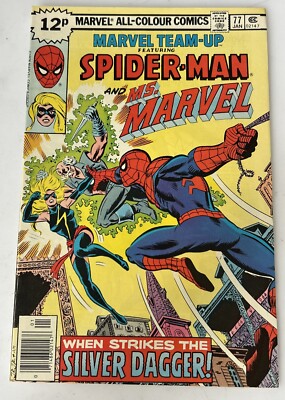 Marvel Team-up #77 Feat Spider-Man & Ms. Marvel Marvel Comics 1978