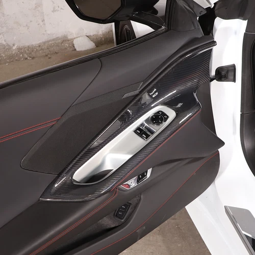 Real Dry Carbon Fiber Interior Dash Trim Cover Set Fits Corvette C8 2020-2025 - Bild 45 von 81