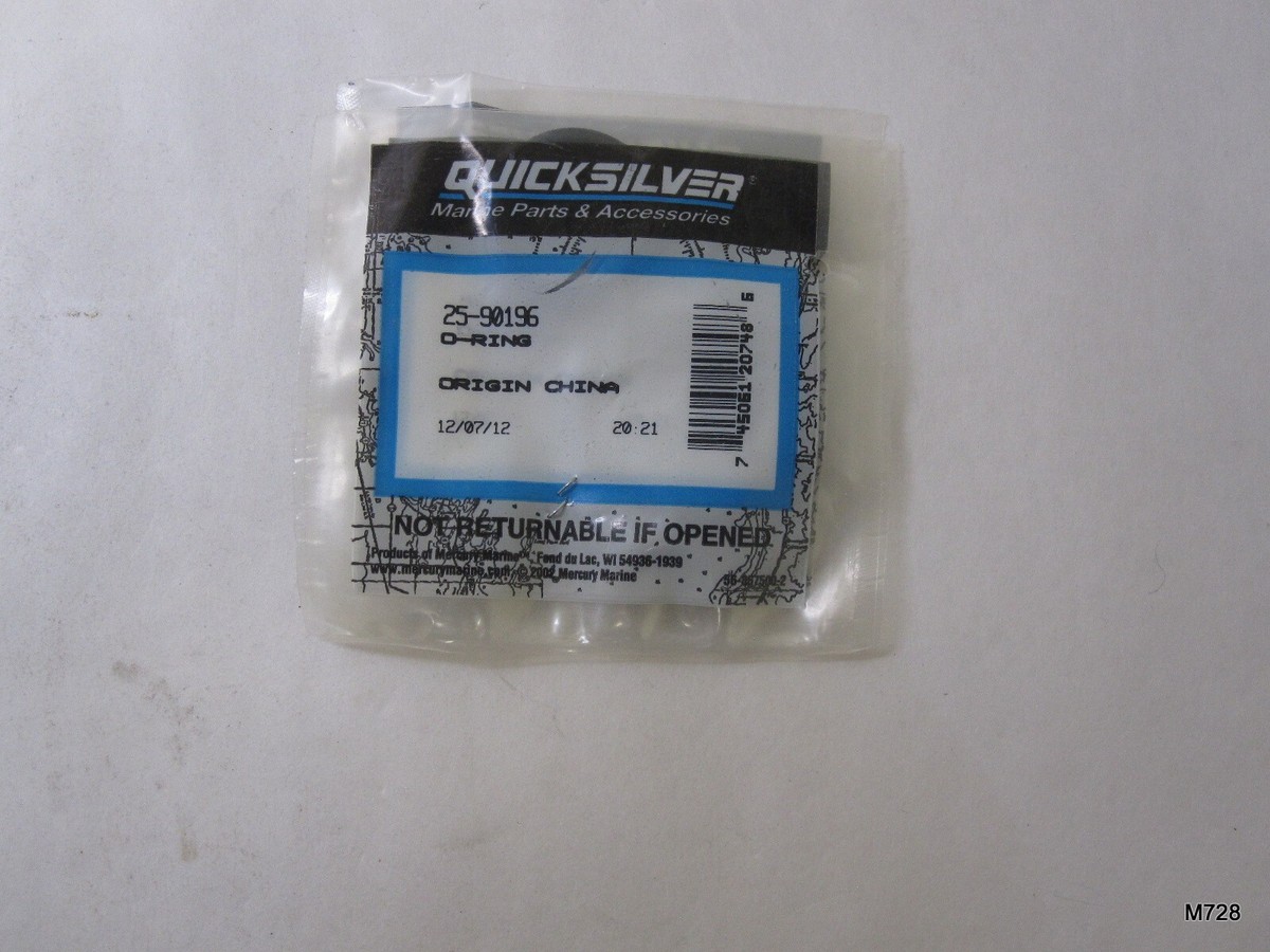 3 QTY | Mercury-Mercruiser Quicksilver 25-90196 O-Ring