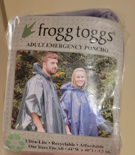 Frogg Toggs Adult Emergency Poncho 