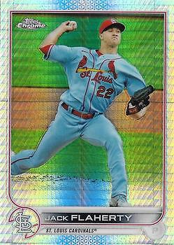 Jack Flaherty 2022 Topps Chrome #195 Prism Refractor St. Louis Cardinals