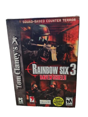Tom Clancy's Rainbow Six 3 Raven Shield (PC, 2003) BOX - NEW & FACTORY SEALED