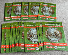 20 Unused 1979 Charity Shield Programmes, Arsenal v Liverpool at Wembley Stadium