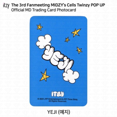 ITZY 3rd fanmeeting ファンミーティング　入場限定特典 トレカ ITZY 3rd Fan Meeting 믿지의 세포들 MIDZY's Cells TWINZY POP