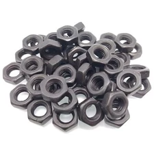 200pcs M6 Metric Thread Insert Screw Fastener Carbon Steel Hex Nut