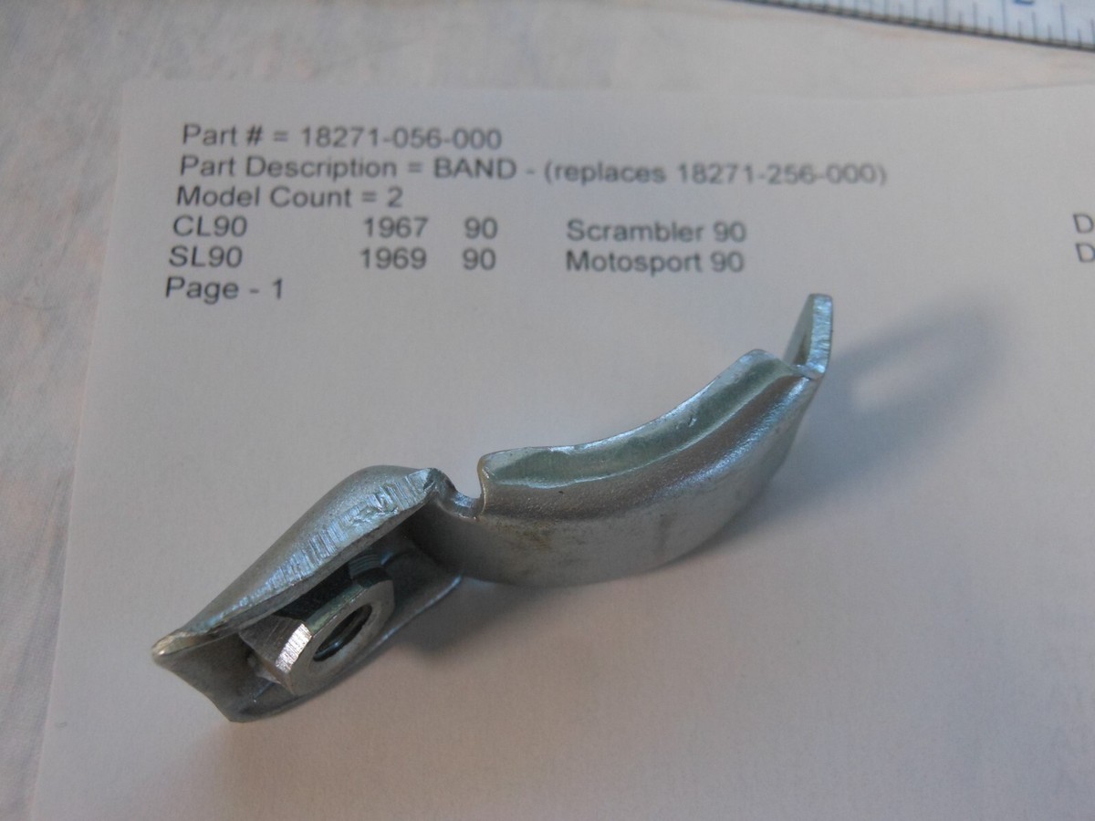 Honda, NOS, CL90, SL90, Band, # 18271-056-000. S132a | eBay