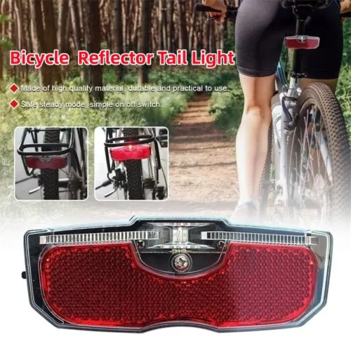 Fahrrad Fahrrad Rücklicht Rot Sicherheit für Gepäckträger Gepäckträger Werkzeug Neu - Bild 2 von 10