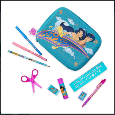 Disney Store] Aladdin Zip-Up Stationery Kit - Back to School Item