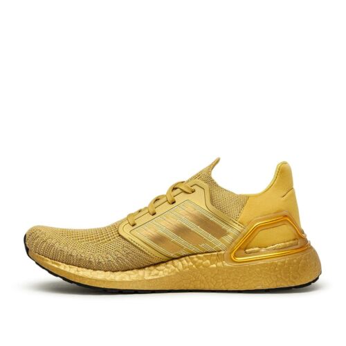 adidas Ultraboost 20 Running Shoes Size 8.5 Gold RRP £160 Brand New EG1343 - Picture 2 of 6