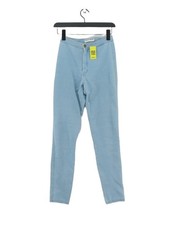 American Apparel Women's Jeans S Blue Cotton with Elastane, Polyester Jegging