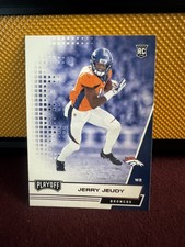 2020 Panini Playoff Football NFL #206 Jerry Jeudy Base RC Rookie Card Broncos. rookie card picture