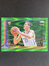 Alex Toohey 2025-26 Topps Chrome RayWave Green Refractor Base RC /99 #298
