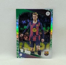2025-26 Topps Uefa Club Competitions Frankie de Jong Green Easter