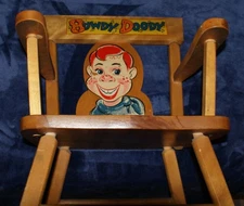 Vintage Howdy Doody Musical Childrens Rocking Chair 