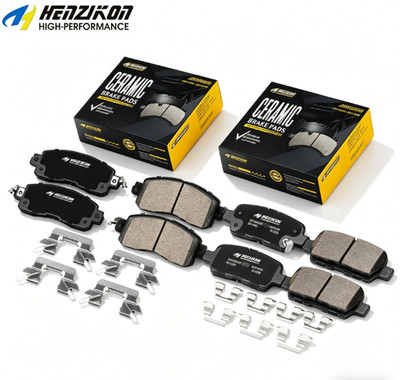 Premium Ceramic Brake Pads Front & Rear for 2013-2022 Nissan Altima 2017 Leaf