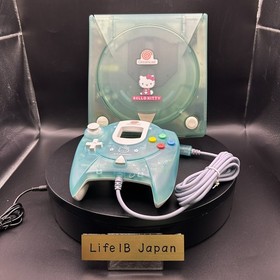 SEGA Dreamcast HKT-3000 Hello Kitty Skeleton Blue Console Limited Edition