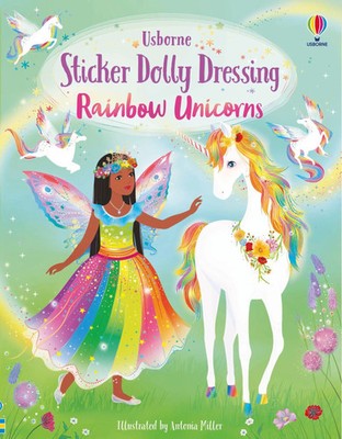 Stick*r Dolly Dressing Rainbow Unicorns | Fiona Watt | Taschenbuch | Englisch