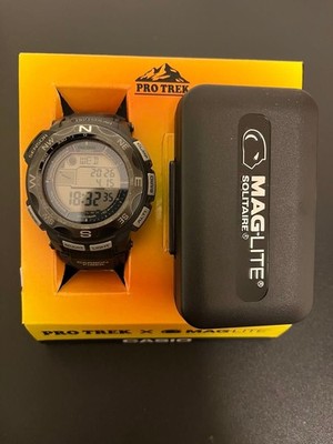 Casio ProTrek PRW-S2500MG-1JR Maglite Limited Edition Carbon Fiber Watch Japan