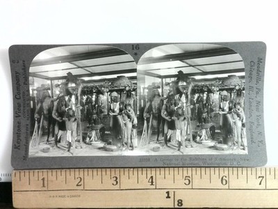Family Group of the Cocopa Indians Stereoview Keystone View Co. 1900s