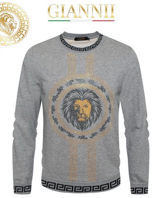GIANNII LION FACE Urban Design Sweater New With Tags Top Notch Quality 2XL