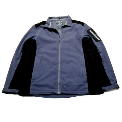 Sunice Typhoon Zephal Golf Rain Jacket Mens XL Full Zip Grey Black Windbreaker