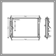 Radiateur Opel ANTARA