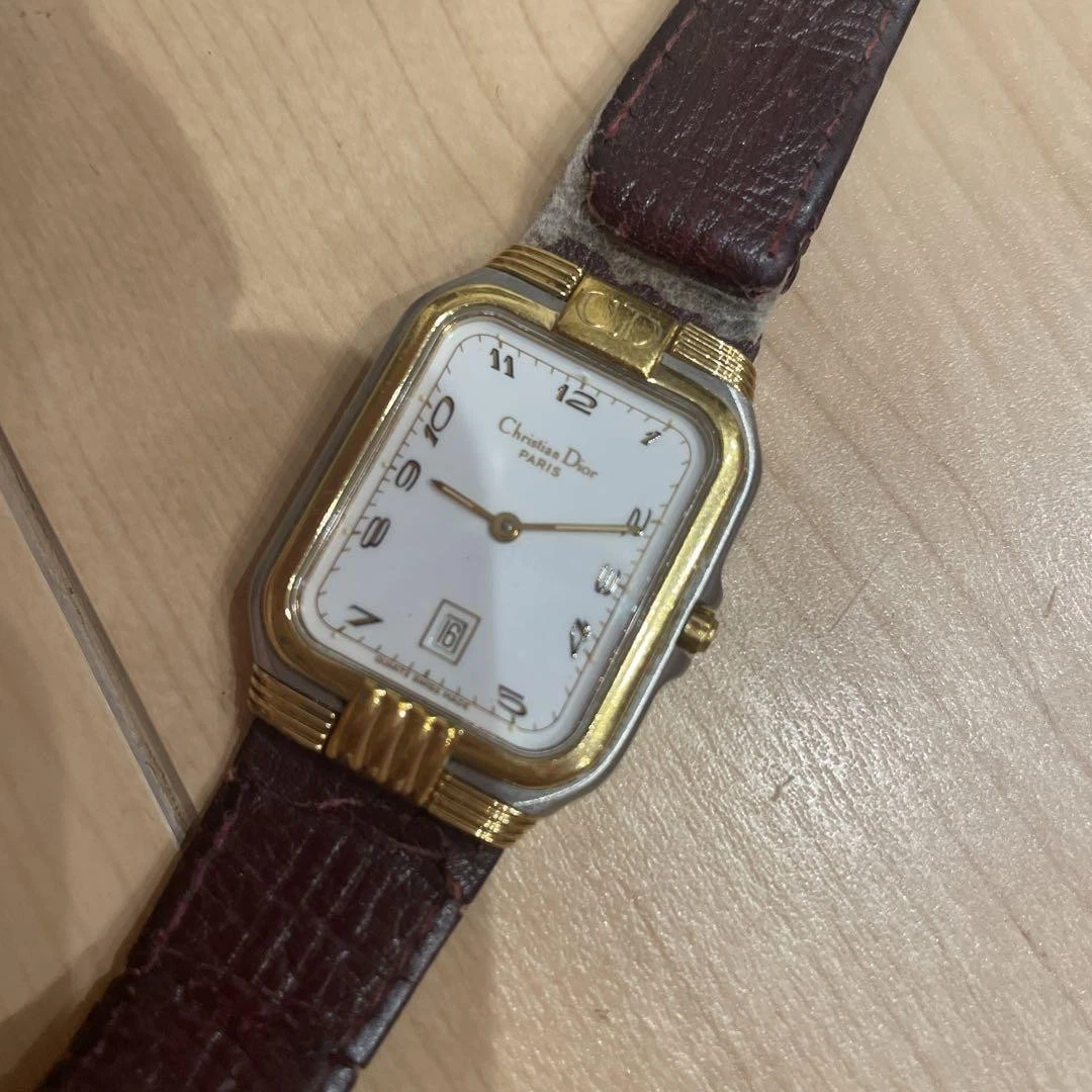 Montre Christian Dior 35 14 02 2 Vintage Couleur Marron Maintenue Occasion