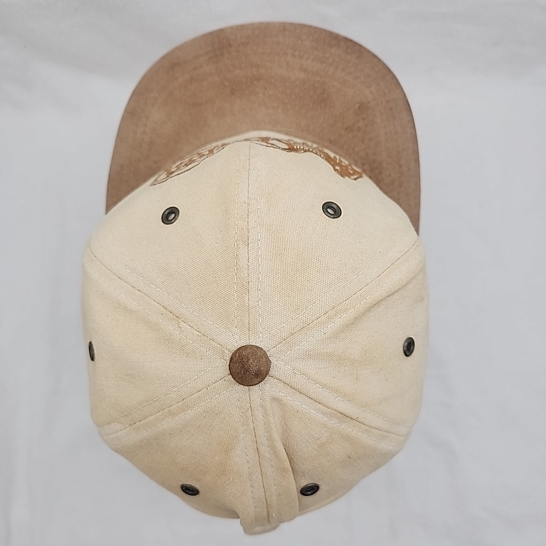 Cap Cracker Barrel Strapback Hat Baseball Lt Tan … - image 5