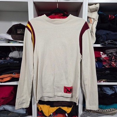 Calvin Klein raf simons Brooke shields Men S Long Sleeve Stripe sweater