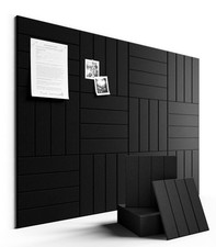 Felt Bulletin Board Tiles Large 48" x 36" Cork Board Alternative12 Pack with ...