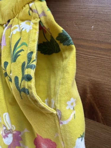 Mini Boden Girls 4/5Y Yellow Fairies, Strawberries, & Flowers Dress - Picture 5 of 7