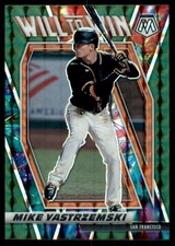 2021 Will to Win Mosaic Green Mike Yastrzemski San Francisco Giants #12