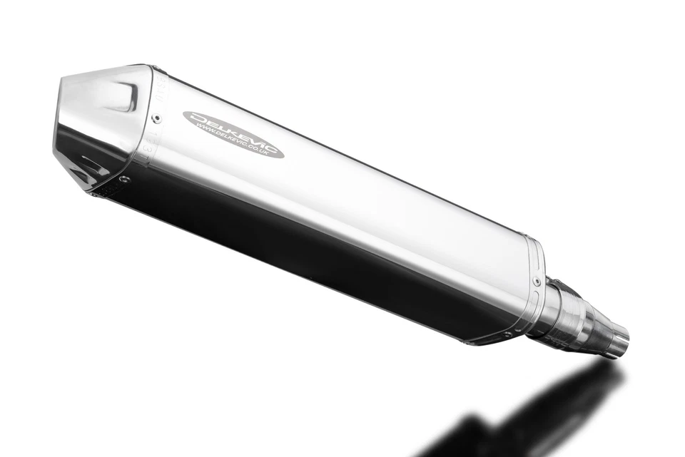 Комплект глушителя выхлопной системы Kymco Downtown 300i 2011-2016 Slip On 17 дюймов треховальный нержавеющая сталь - Изображение 2 из 4