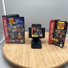 Justice League Task Force (Sega Genesis, 1995) Tested Complete In Box