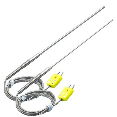 K-Type Thermocouple Probe 12 in. Temperature Sensor -40 to 1100F TL1918SL