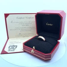 Cartier Ring Diamond Love Classic Half 3P EU5...