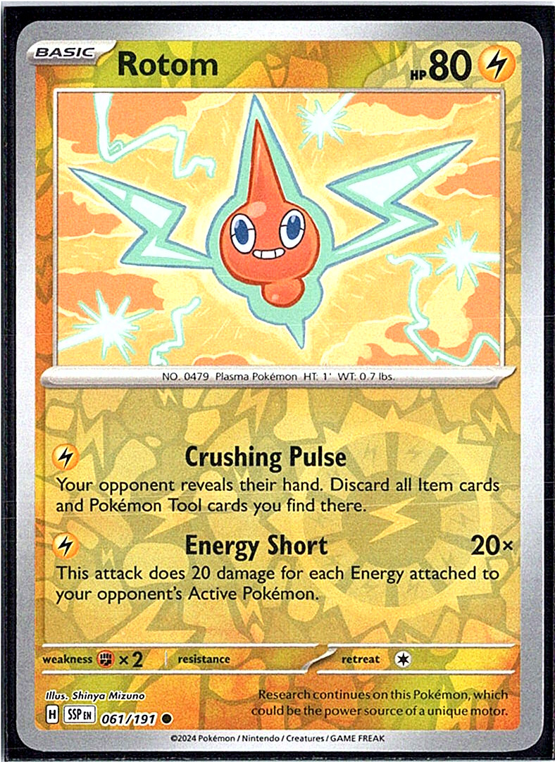 Surging Sparks Reverse Holo / Holo - Pokemon TCG SSP Singles - Choose your card!