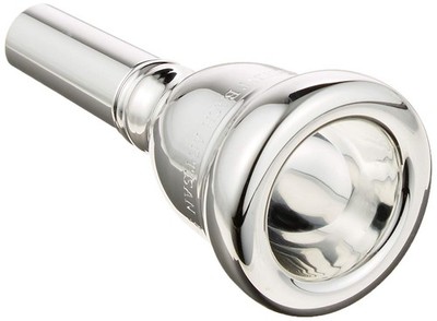 BACH Bass Trombone Mouthpiece Artisan 5G Silver Plated Finish (for Large Tube) A