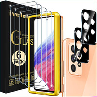 Schutzglas 4+2 StüCk FüR Galaxy A53 5G 9H HäRte Anti-Kratz Kameraschutz