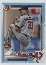 2021 Bowman Prospects Sky Blue Border 442/499 Jordan Balazovic #BP-61 6wp