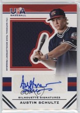 2017 Panini USA Baseball Stars & Stripes Jersey 39/49 Austin Schultz Auto 0i76