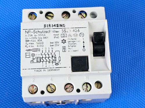 Siemens FI-Schutzschalter 5SZ3426 25A 30mA - Picture 2 of 3
