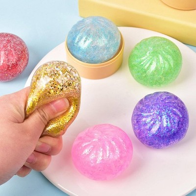 dumpling Squishy glitzernd Dumpling-Squishy weich für Schreibtisch, unterwegs