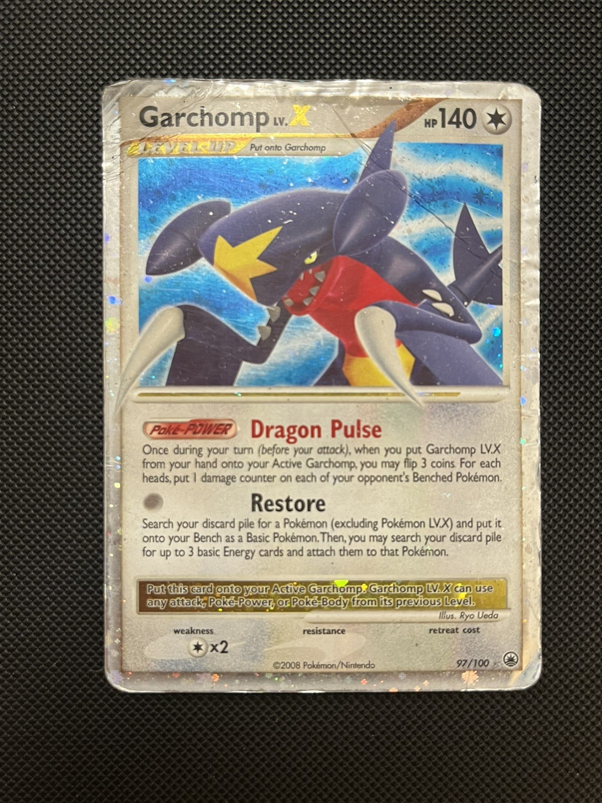 HP/DMG Garchomp LV.X 97/100 Stormfront Ultra Rare Holo
